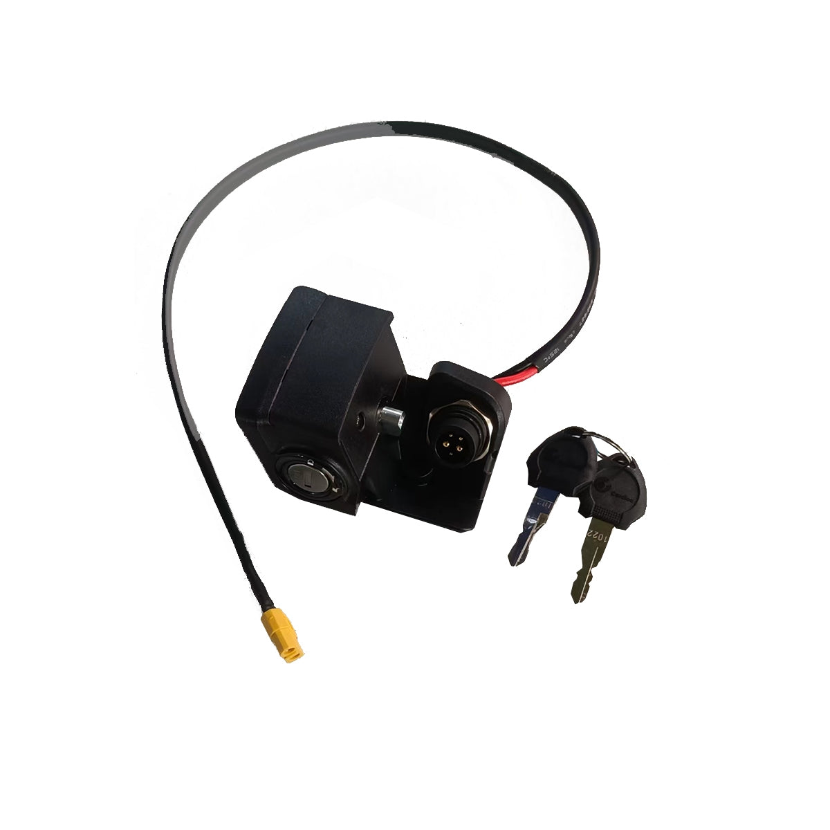 Verrou de batterie pour vélo électrique LANKELEISI (avec clés)