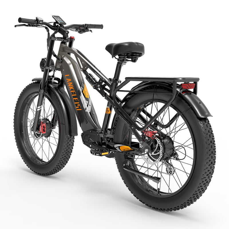 LANKELEISI MG800Max 2000W Doppio Motore 26" Pneumatici Grassi Tutto Terreno Bicicletta Elettrica