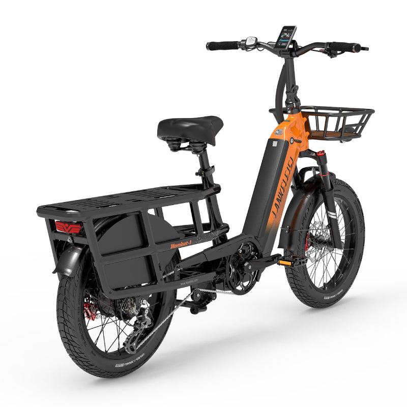 LANKELEISI Wombat-1 1000W Bicicletta Elettrica da Corsa a Lunga Distanza