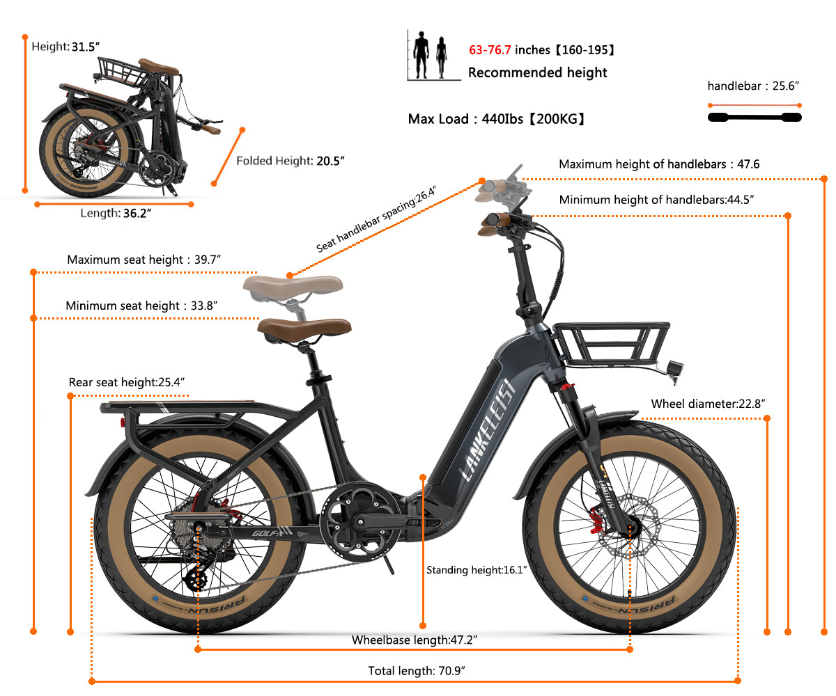 Lankeleisi golf-x Bike Size