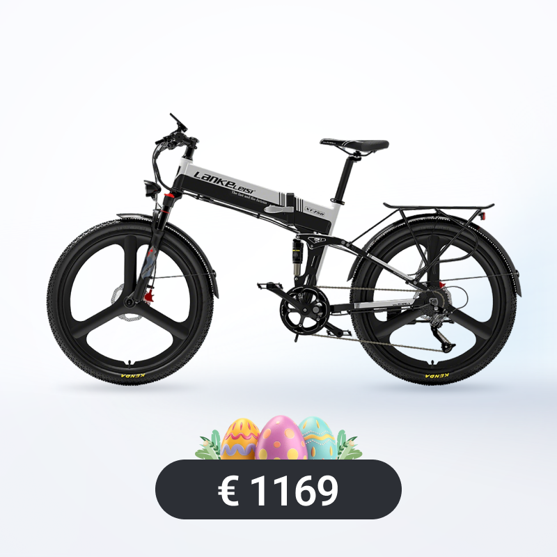 LANKELEISI XT750 Sports Electric Folding Bike