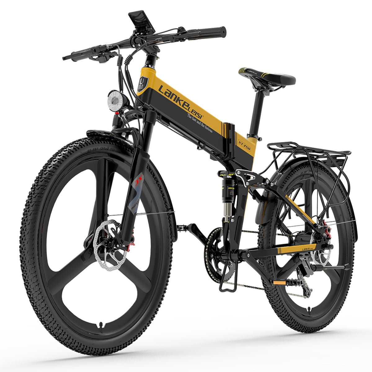 LANKELEISI XT750 スポーツ電動折りたたみ自転車(2023年XNUMX月新製品 