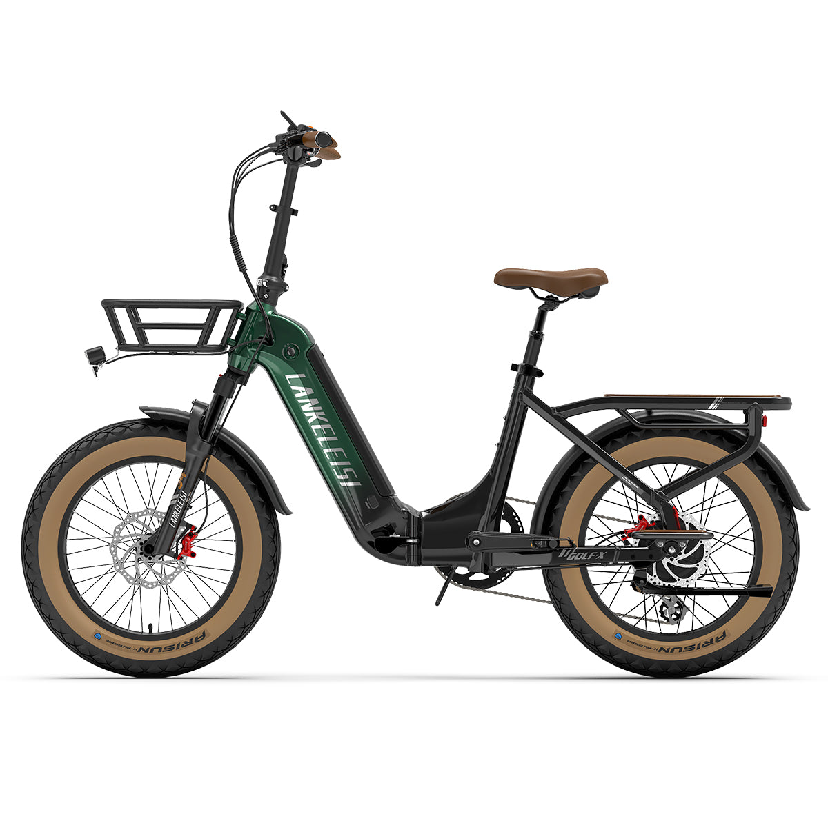 lankeleisi golf-x Foldable City E-Bike green