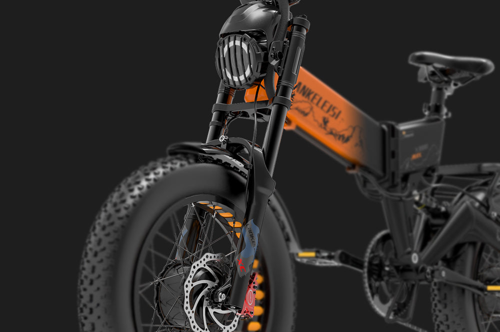 Lankeleisiエレクトリックバイク用のフロントフォークショックアブソーバー
