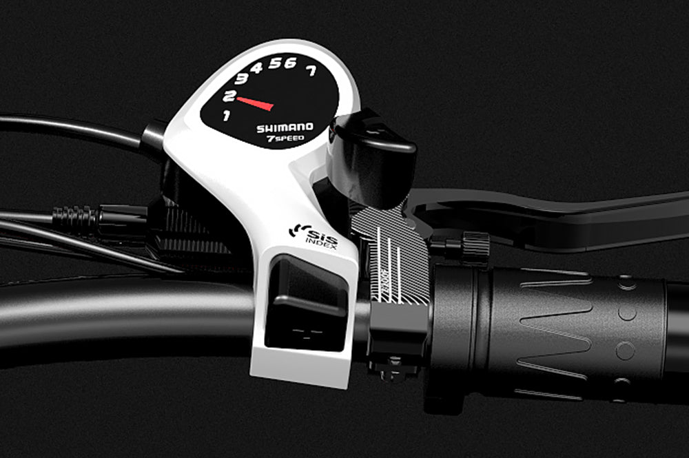 Mandos giratorios de pulgar para cambio de velocidad de engranajes Lankeleisi Ebike