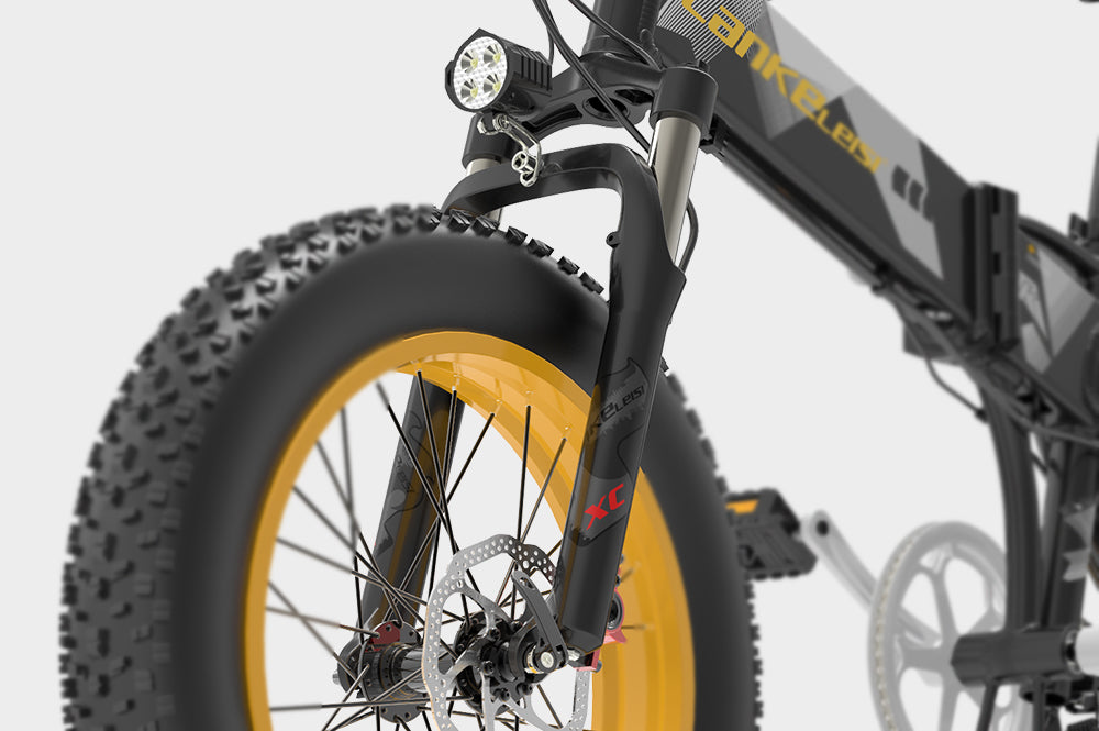Lankeleisiエレクトリックバイク用のフロントフォークショックアブソーバー