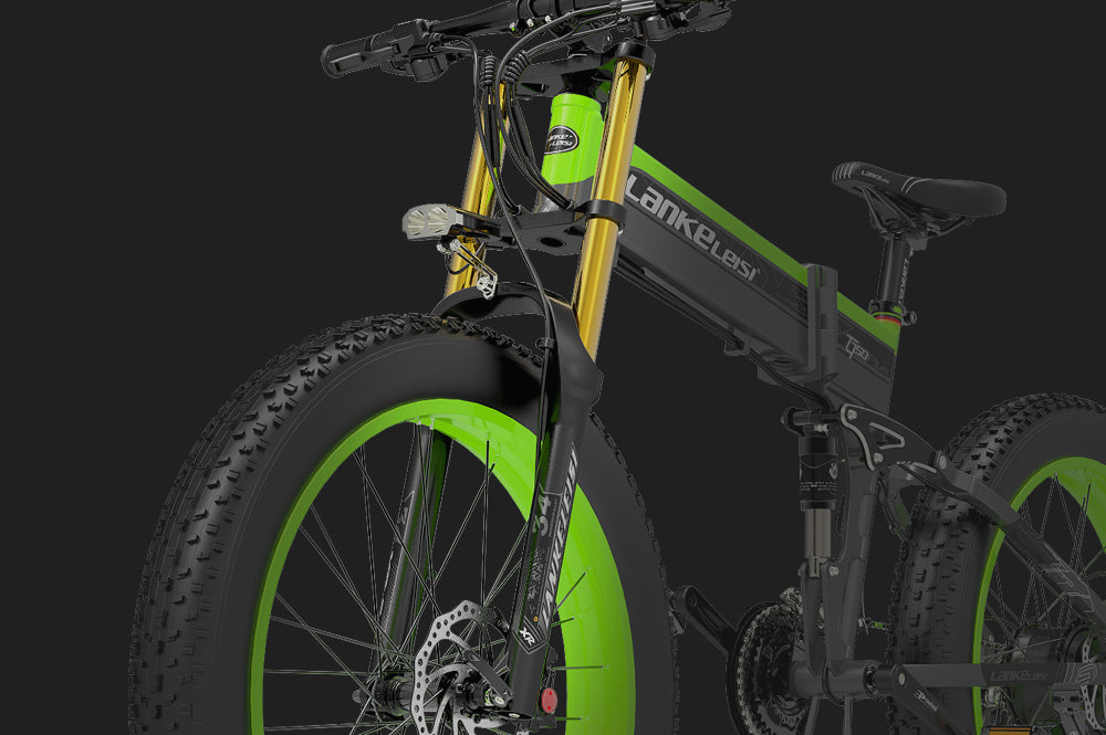 Lankeleisiエレクトリックバイク用のフロントフォークショックアブソーバー