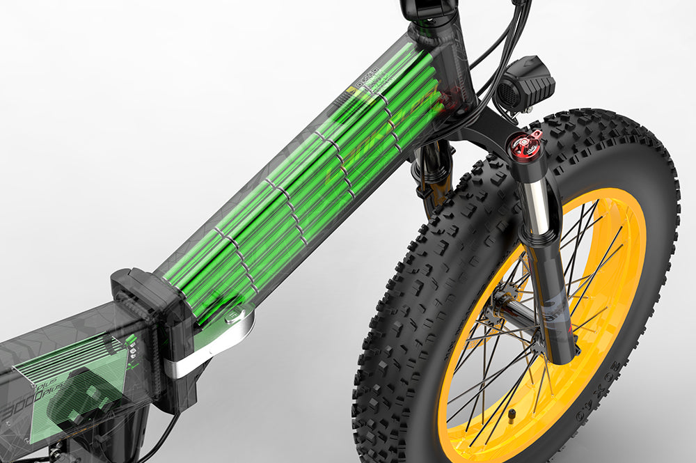 Batterie au lithium / Batterie Li-ion spéciale pour vélo électrique LANKELEISI