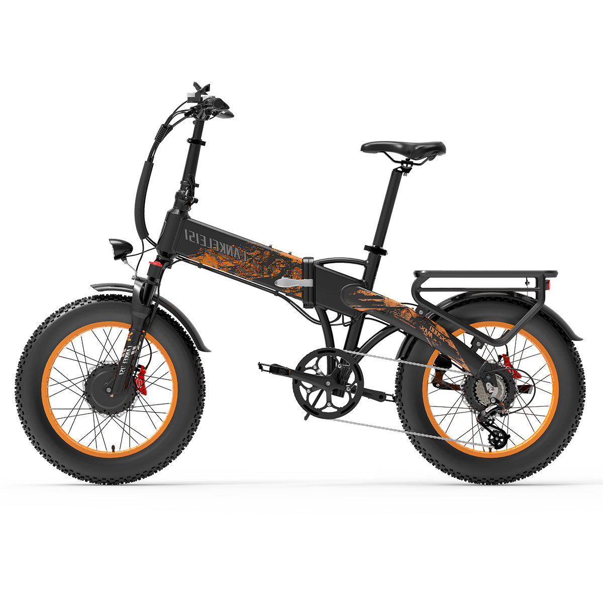 Bicicleta eléctrica de doble motor LANKELEISI X2000 MAX 2000W