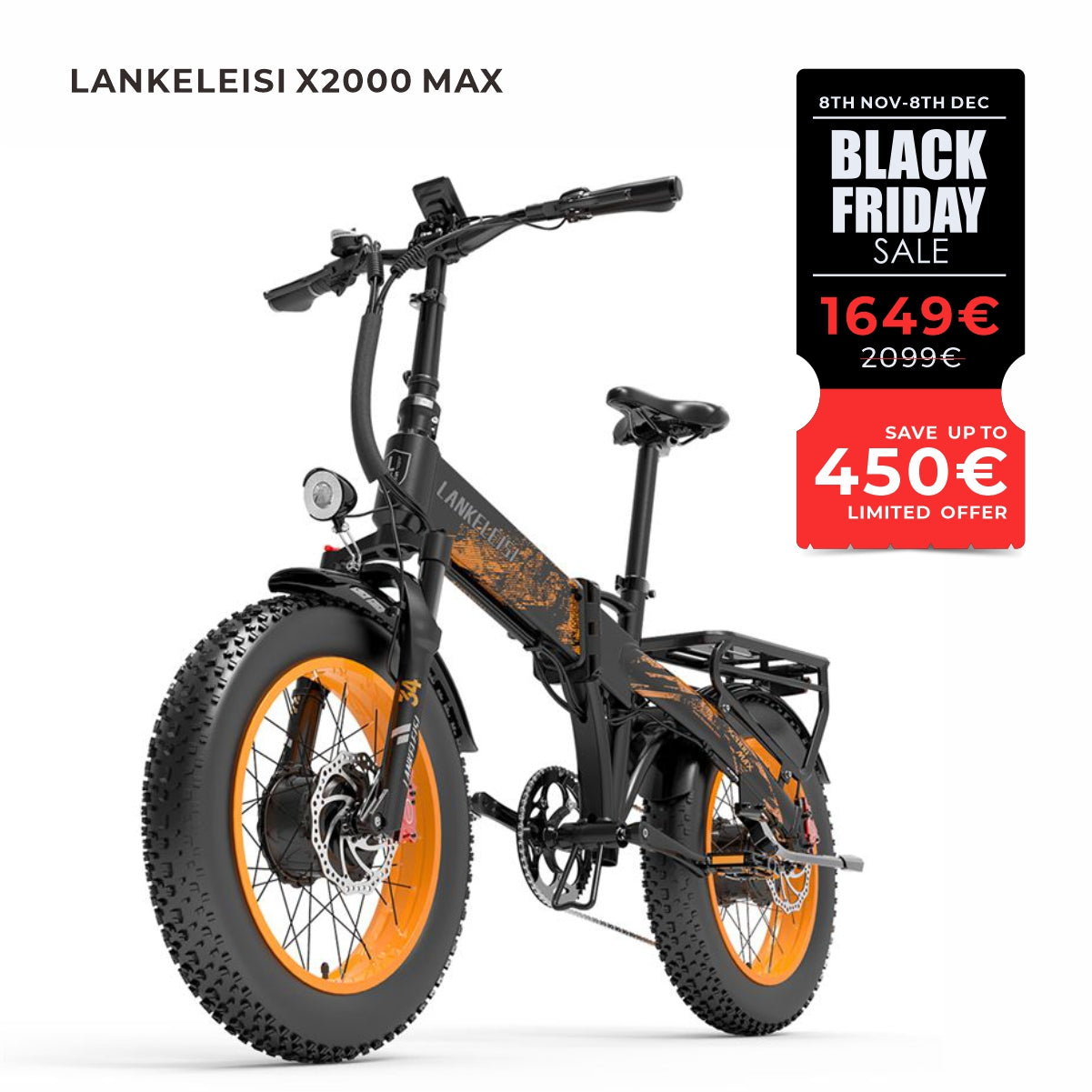 LANKELEISI X2000 MAX 2000W Doppelmotor-Elektrofahrrad (Neu eingetroffen)