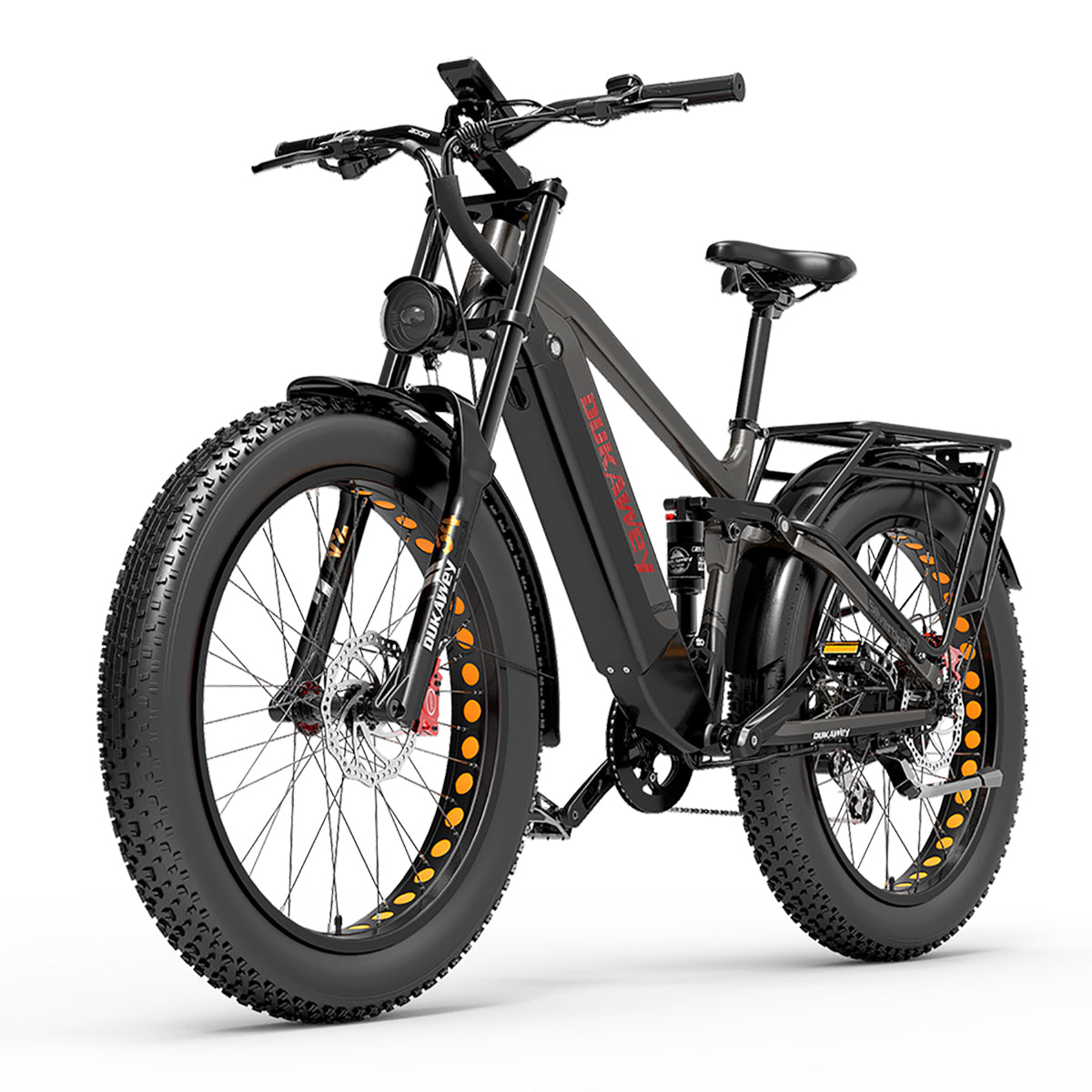 Bicicletta elettrica da montagna Fat Bike Dukawey Silvertip8 1000 W 26”.