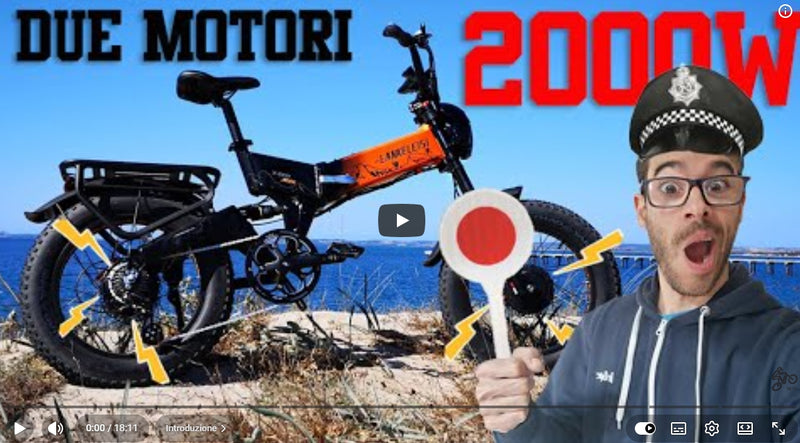 Lankeleisi X3000 - The incredibly powerful 2000W electric mofa with dual motor