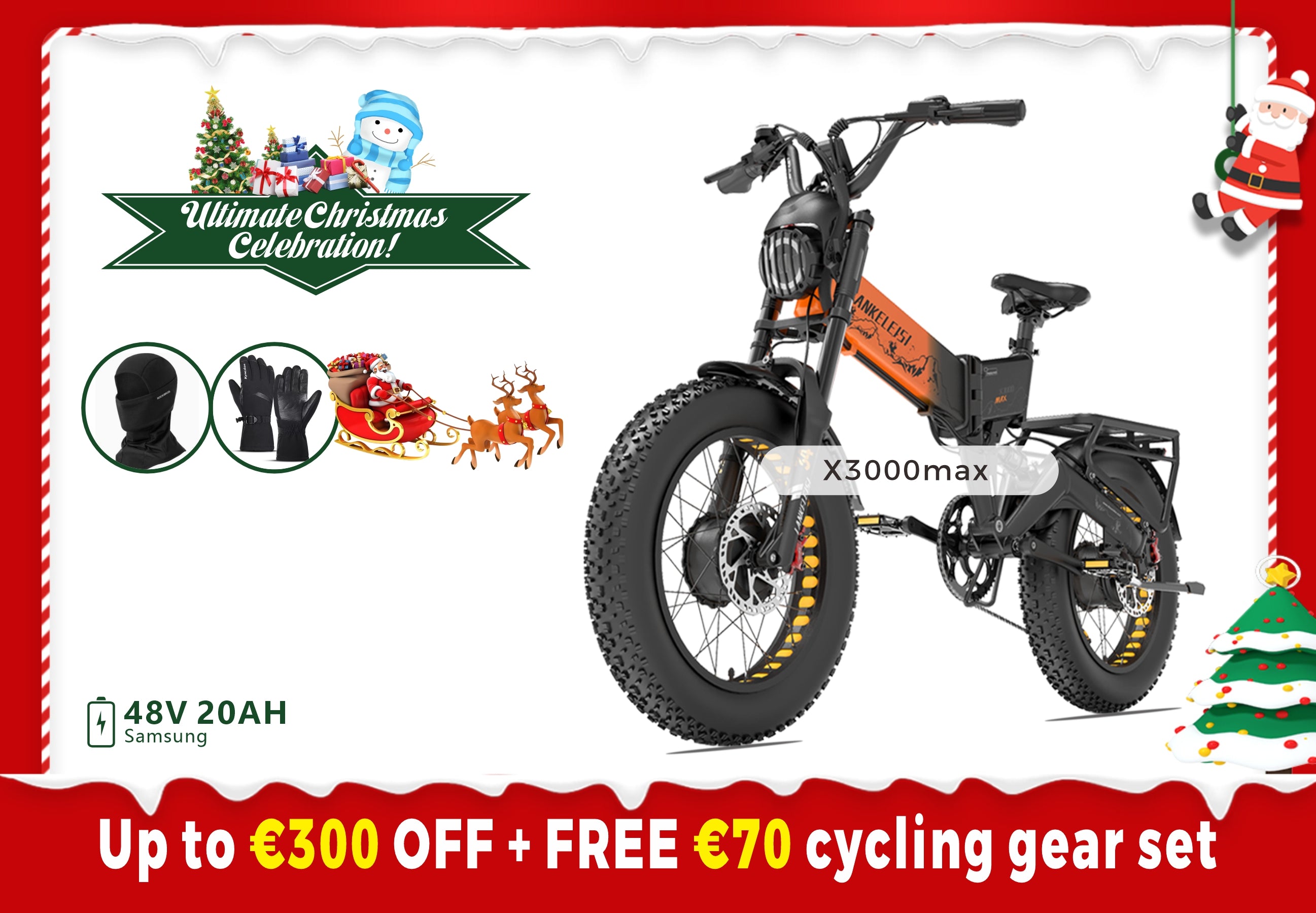 LANKELEISI X3000 MAX 2000W Motore elettrico a doppio motore (Nouveautés)