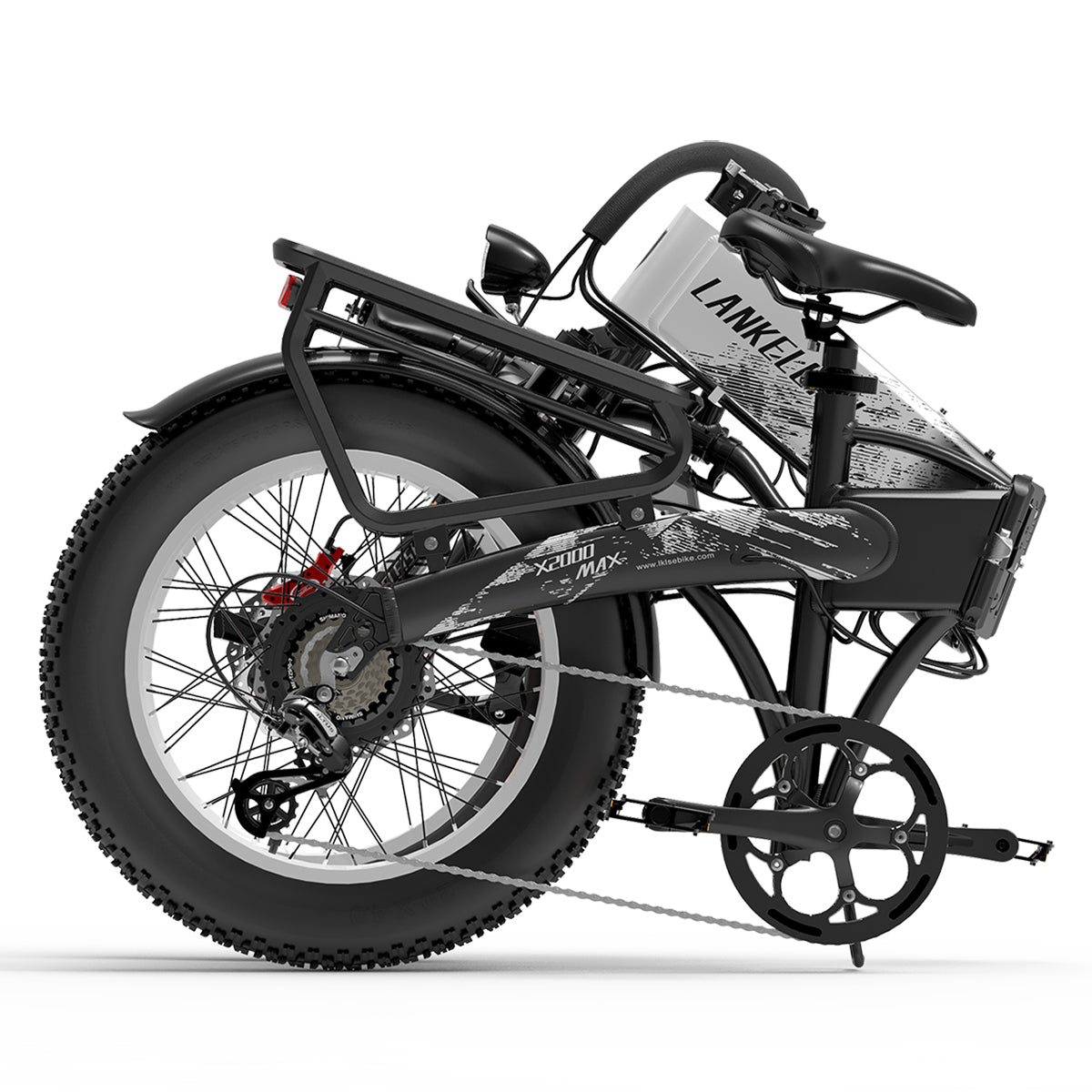 【Voorverkoop】LANKELEISI X2000 MAX 2000W elektrische fiets met dubbele motor