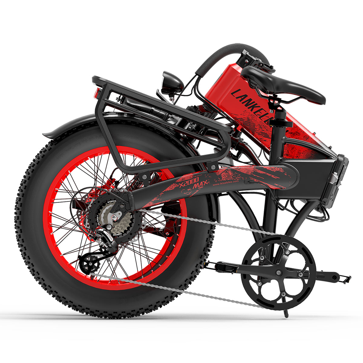 【Voorverkoop】LANKELEISI X2000 MAX 2000W elektrische fiets met dubbele motor