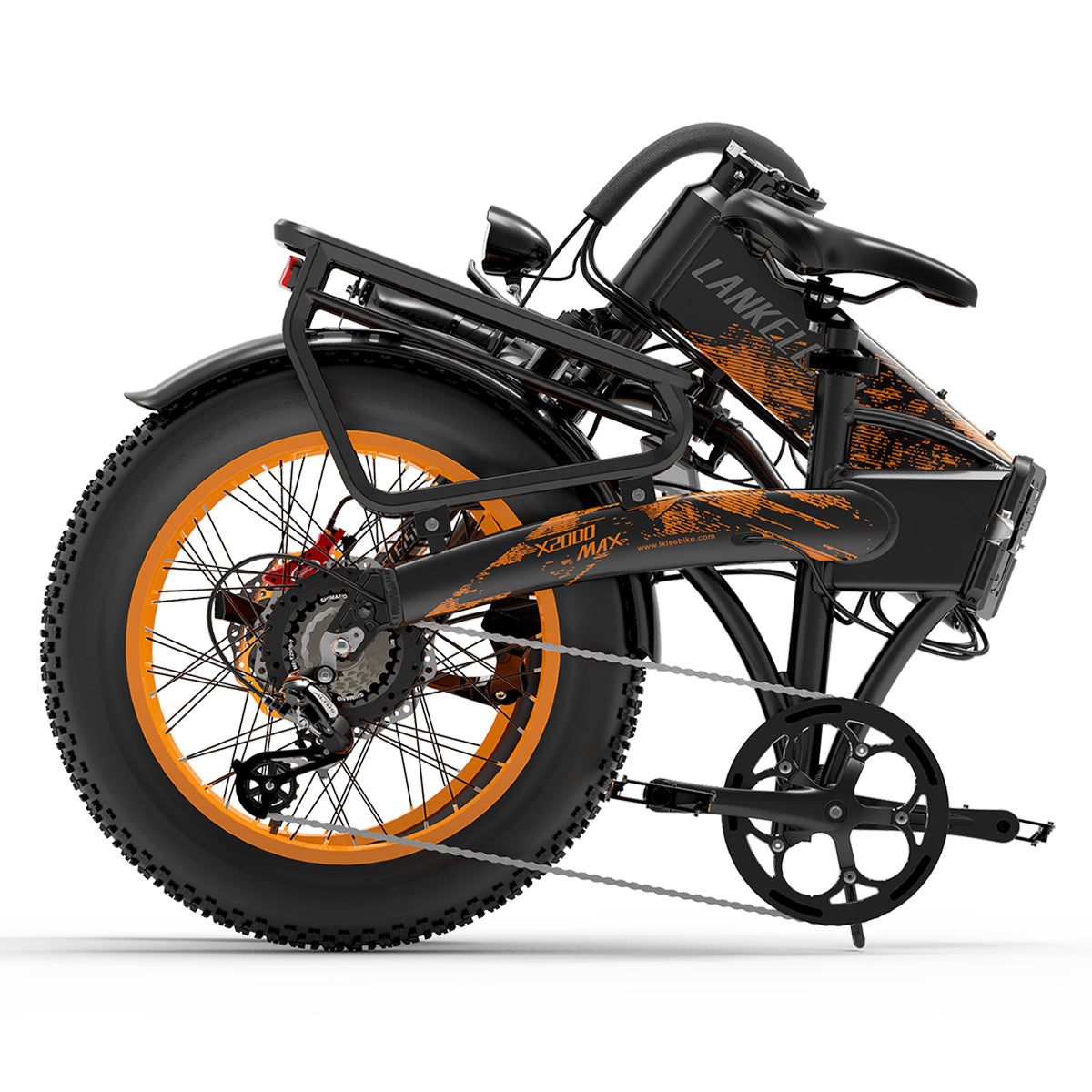 【Voorverkoop】LANKELEISI X2000 MAX 2000W elektrische fiets met dubbele motor