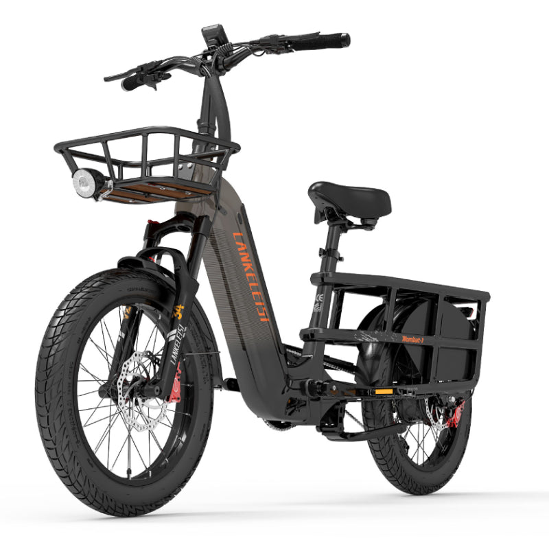 LANKELEISI Wombat-1 1000W Long Range Cargo Electric Bike