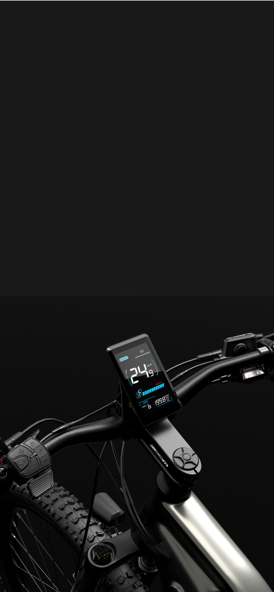 LANKELEISI RX600PRO カラースマート LCD メーター