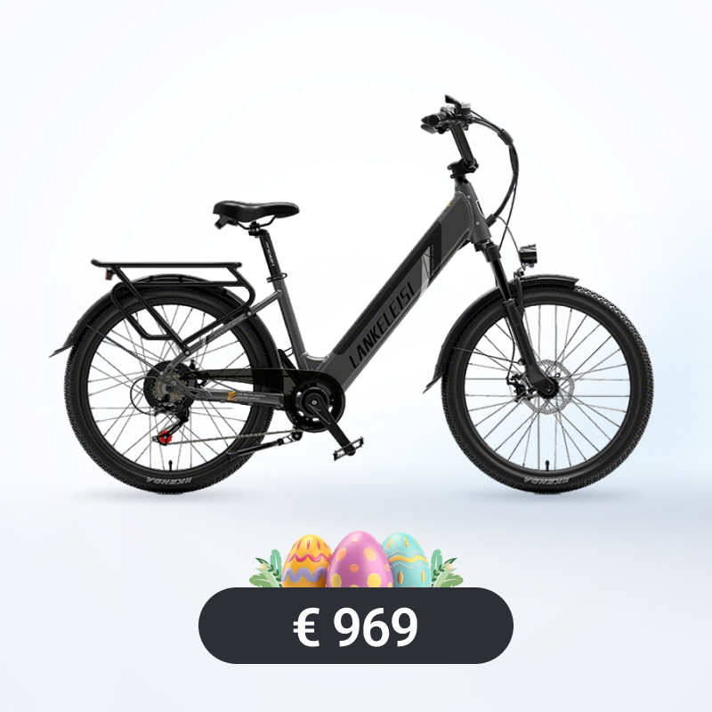Bicicleta urbana eléctrica LANKELEISI ES500PRO