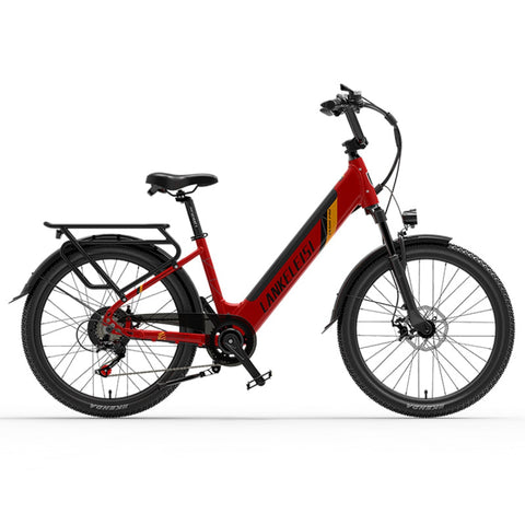 【Pré-vente】 Vélo de ville électrique LANKELEISI ES500PRO (NOUVEAU EN 2023) (Rouge)