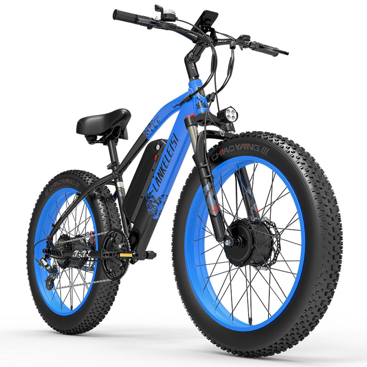 LANKELEISI MG740PLUS Offroad Elektrofahrrad mit zwei Motoren