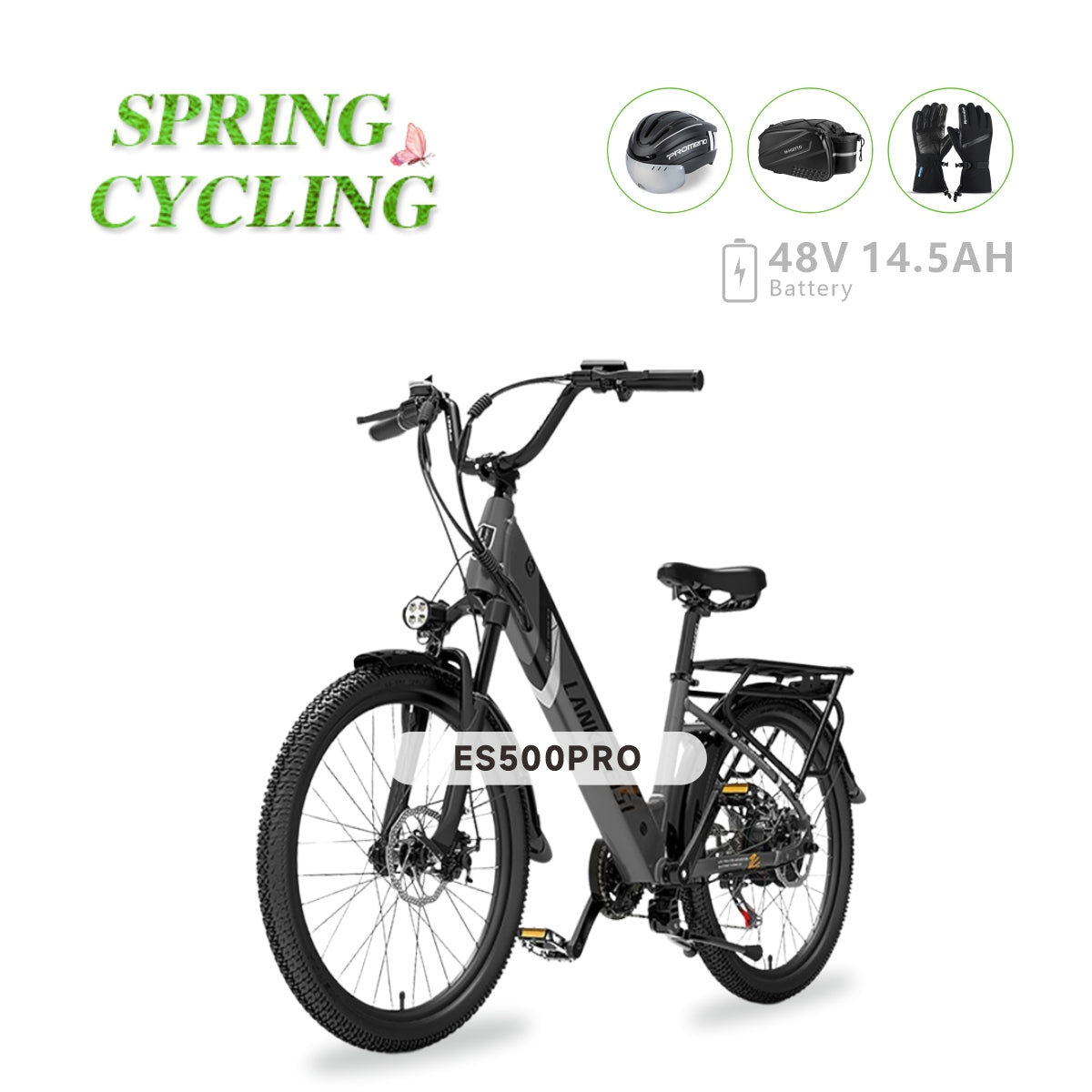 LANKELEISI ES500PRO Bicicletta elettrica da città (NUOVA NEL 2023)
