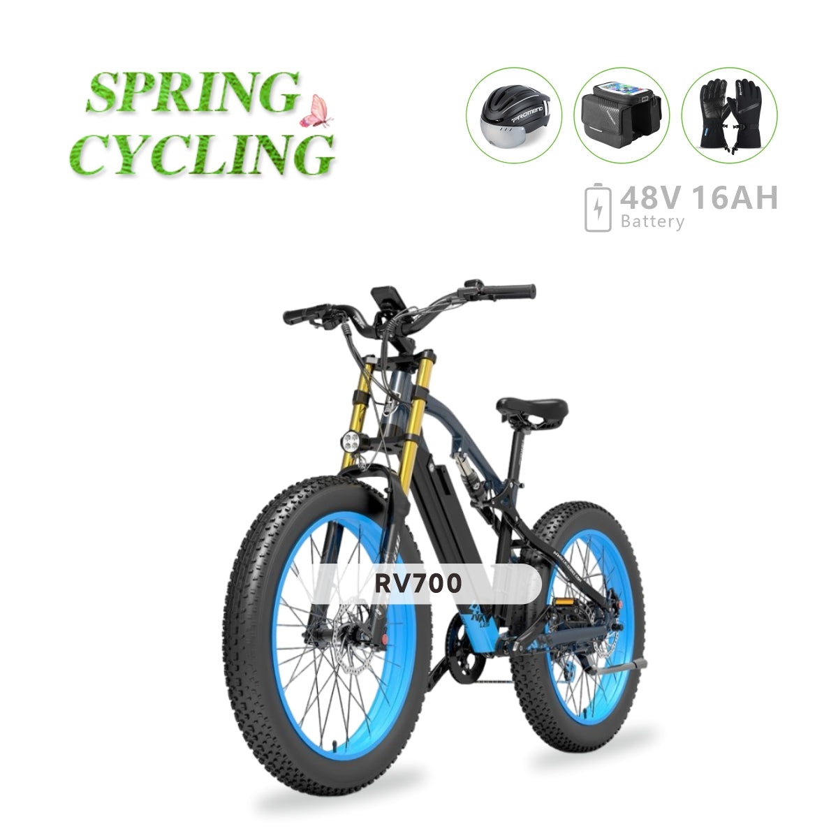 Mountain bike elettrica LANKELEISI RV700 Explorer