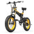 Bicicleta eléctrica para nieve Lankeleisi X3000Plus-Up Fat Tire amarilla