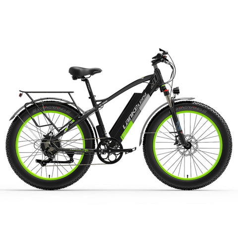 Bicicleta eléctrica con neumáticos gruesos Lankeleisi Xc4000