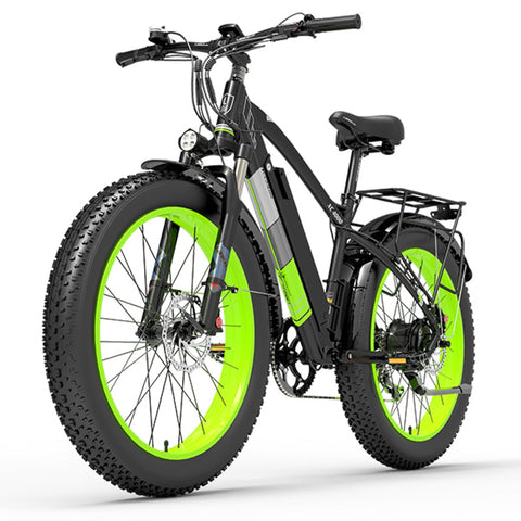 Lankeleisi XC4000 Elektro-Fat-Tire-Fahrrad grün