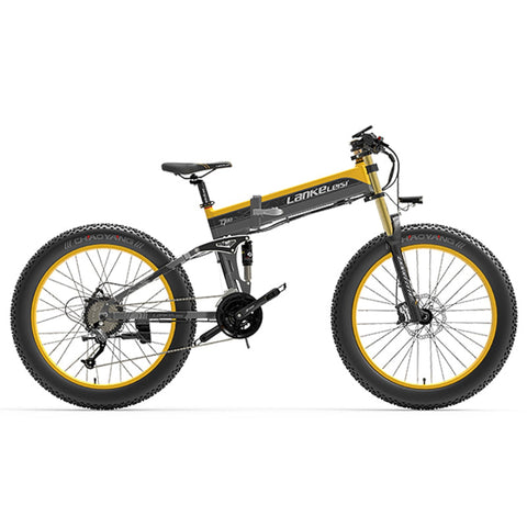 Elektryczny rower górski Lankeleisi Xt750 Plus z grubym widelcem i grubymi oponami