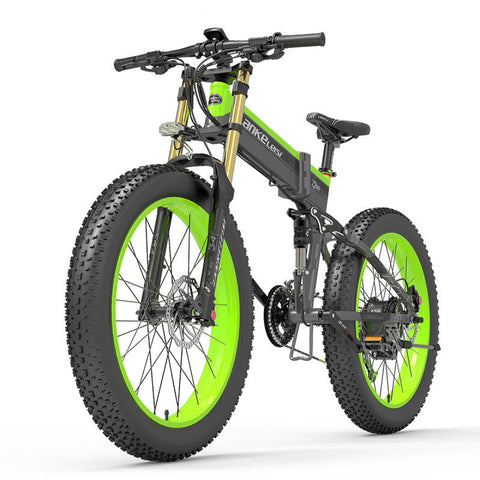 Lankeleisi Xt750 Plus Big Fork Fat Tire Elektro-Mountainbike grün