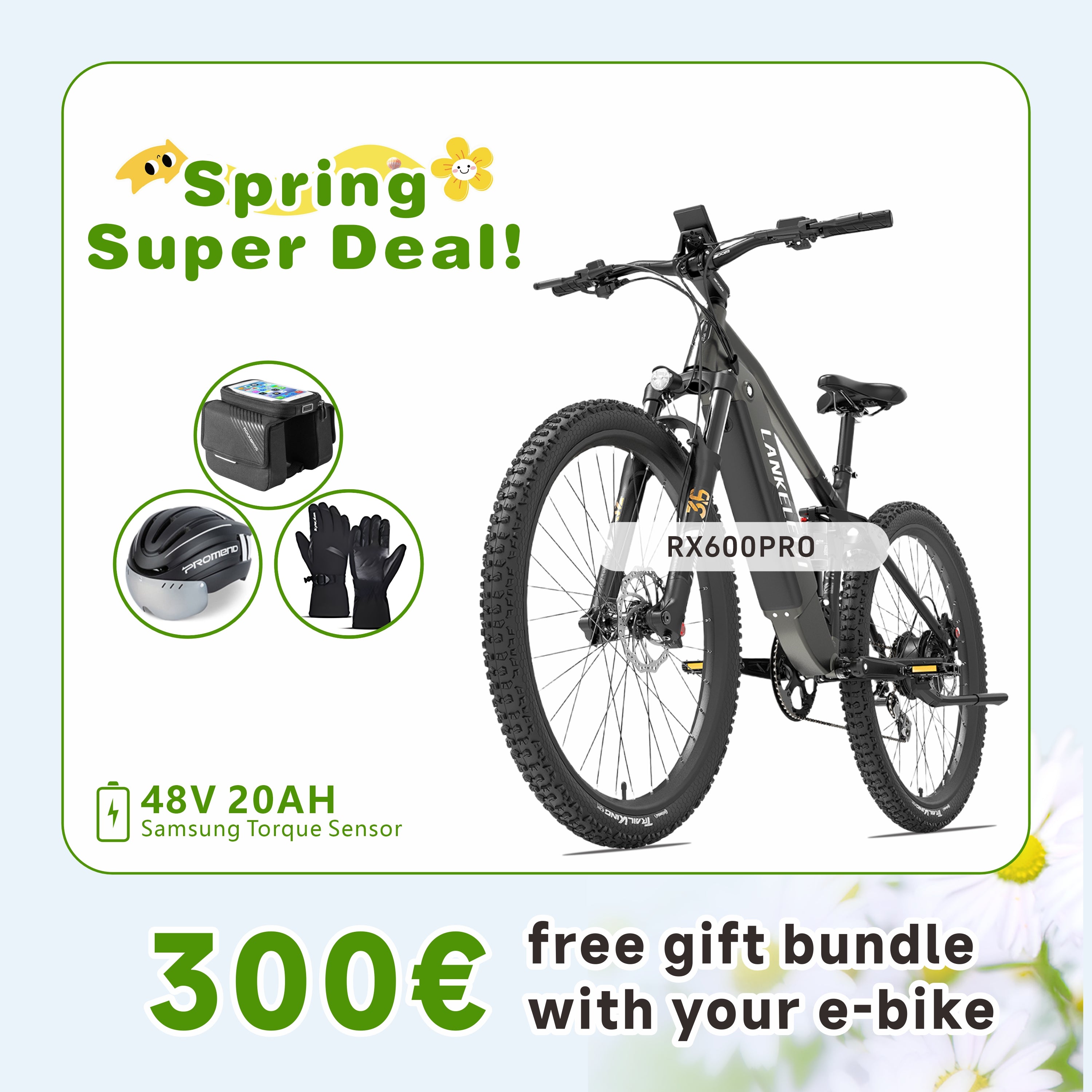 ランケレイシ RX600PRO 山岳電動自転車（新入荷）