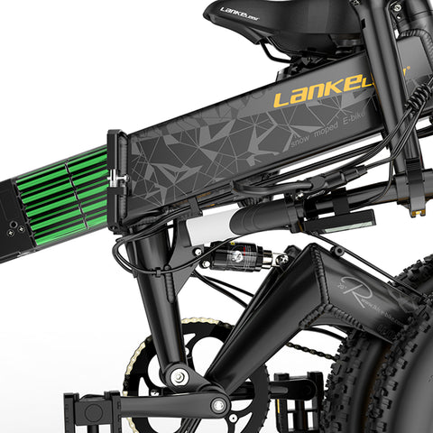 Mountain bike elettrica pieghevole LANKELEISI X3000 Plus